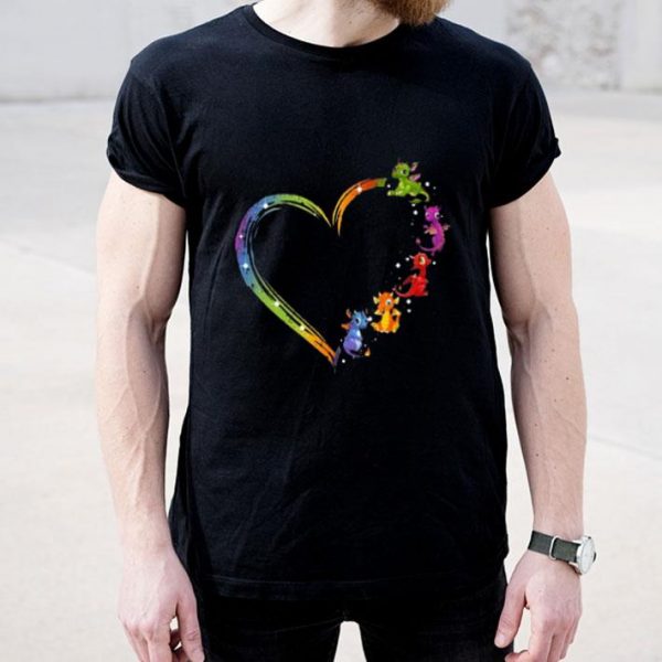Top Love Dragons Heart shirt