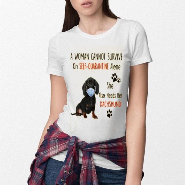 A Woman Cannot Survive On Self Quarantine Alone She Also Needs Her Dachshund