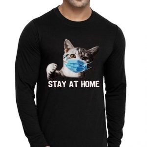 Nice Cat Mask Stay At Home Shirt