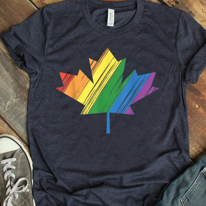 Canadian Flag Maple Leaf Canada LGBT Shirt