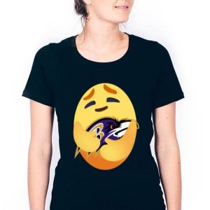 Love The Baltimore Ravens Love Hug Care Emoji NFL Shirt