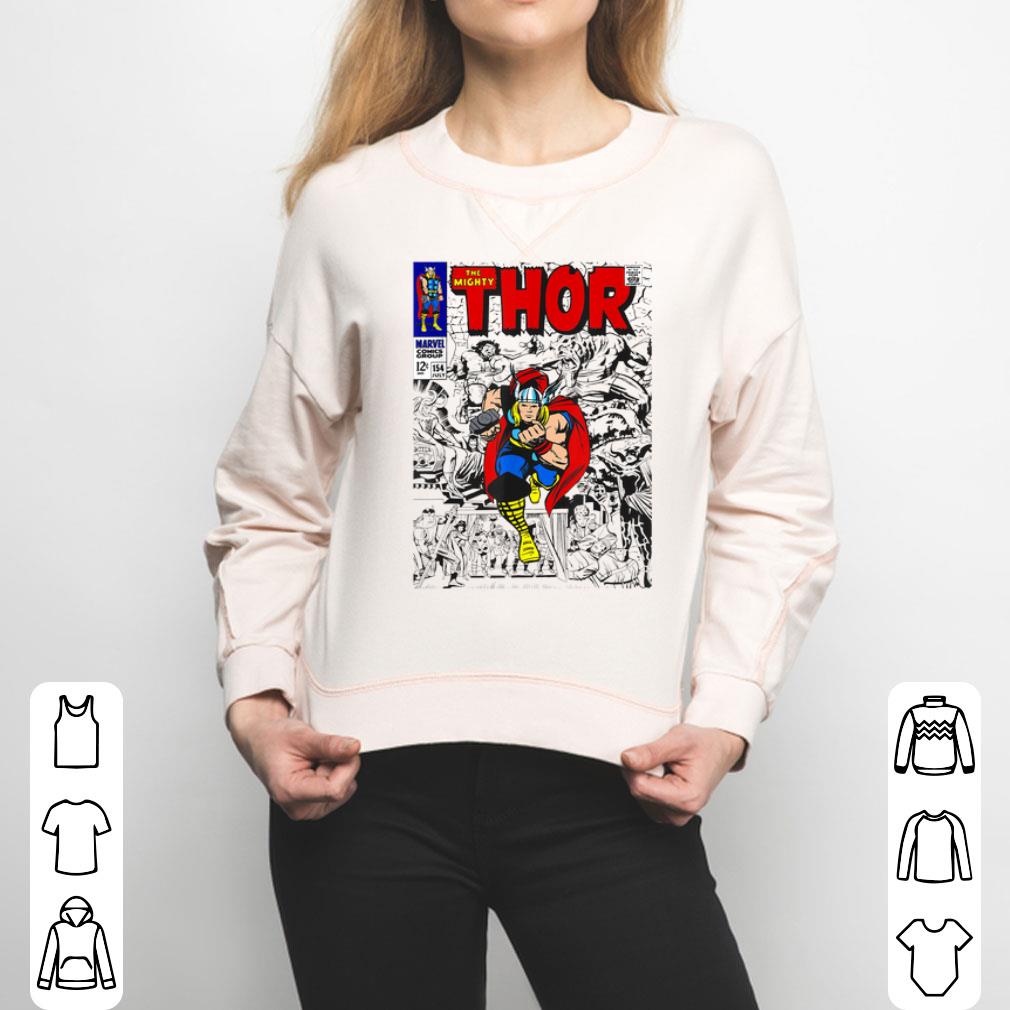 The Mighty Thor Retro Comic Cover Graphic Shirt