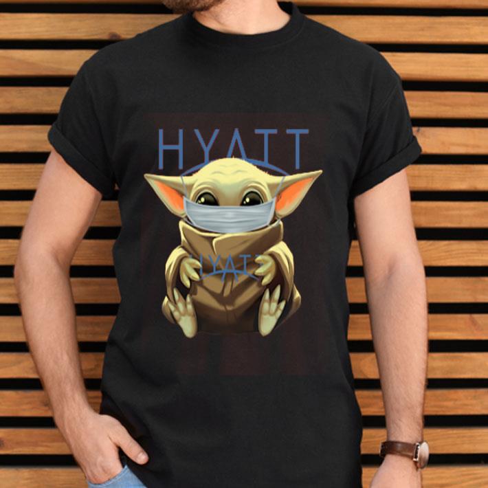 Baby Yoda Mask Hug Hyatt Shirt Baby Yoda Mask Hug Hyatt Shirt