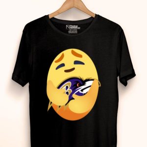 Love The Baltimore Ravens Love Hug Care Emoji NFL Shirt