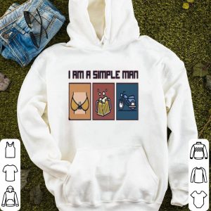 I Am A Simple Man Tits Beer Motorcycle Vintage Shirt