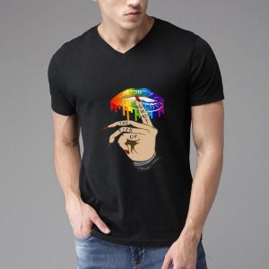 LGBT Lips Shut The Fuck Up Shirt