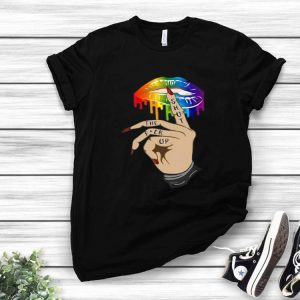 LGBT Lips Shut The Fuck Up Shirt