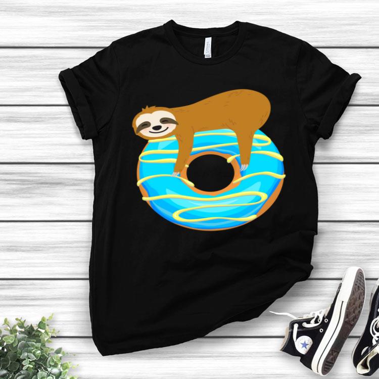 Donut Lover Sloth Doughnut Humor Just For Laughs Gift Shirt