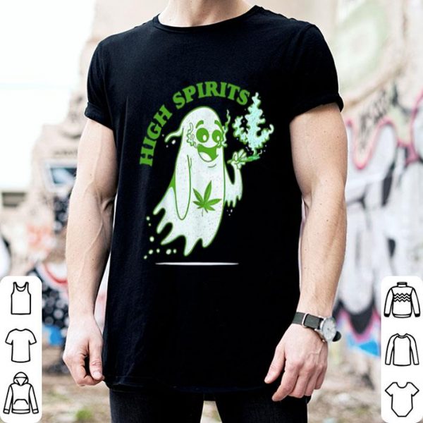 Weed Smokers High Spirits Marijuana Shirt