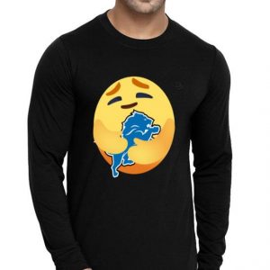 Love The Detroit Lions Love Hug Care Emoji NFL Shirt