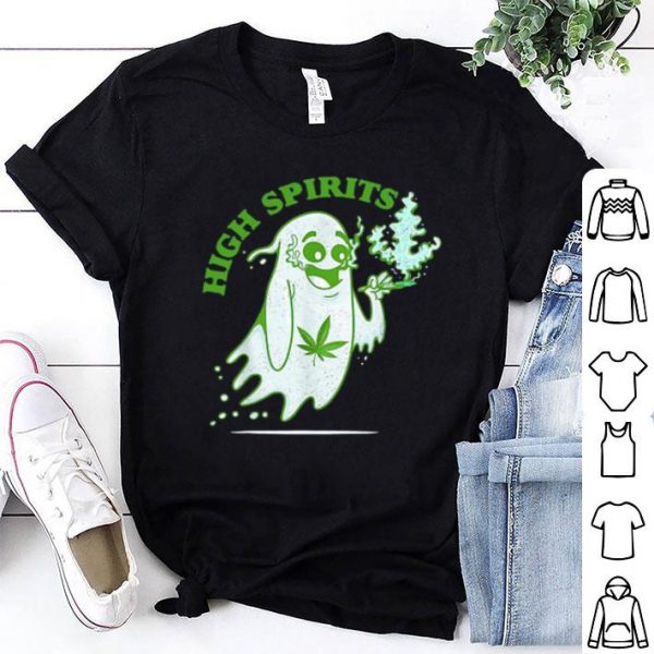 Weed Smokers High Spirits Marijuana Shirt