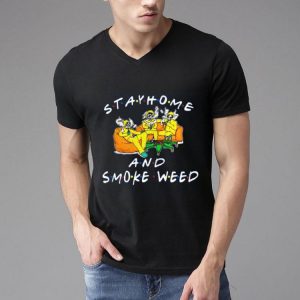 Stay Home And Smoke Weed Friends Shirt