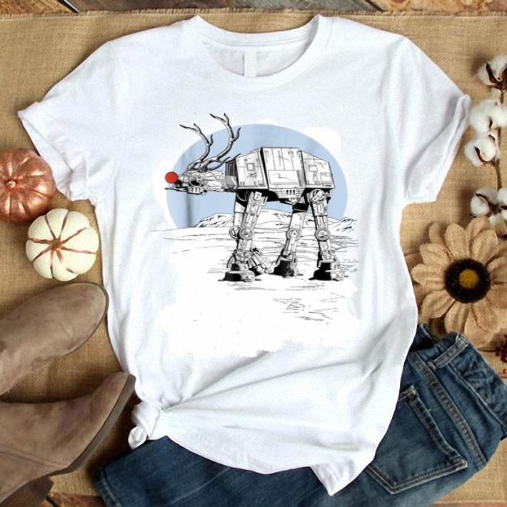 Star Wars Rudolph ATAT Walker Christmas Graphic Shirt
