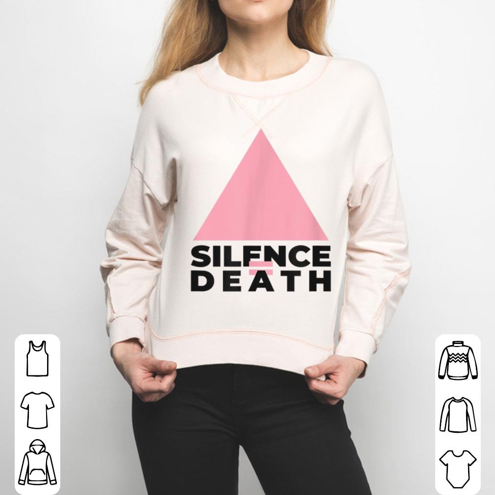 LGBT Women Men Lesbian Pride March Gift Silence Death Shirt