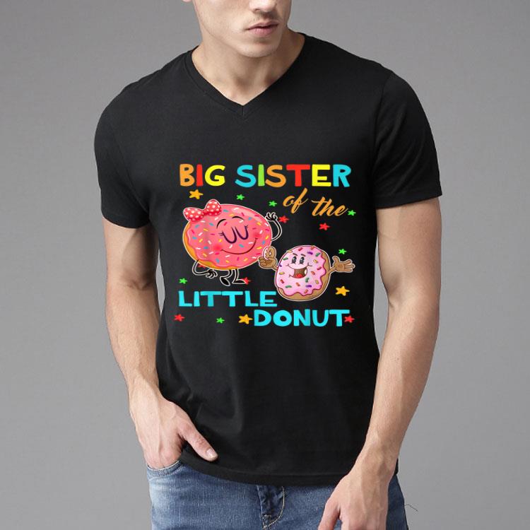 Big Sister Of The Little Donut Birthday Shirt