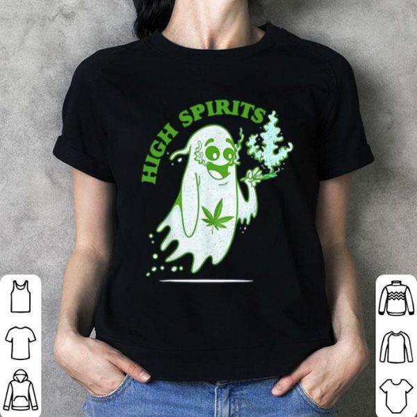 Weed Smokers High Spirits Marijuana Shirt