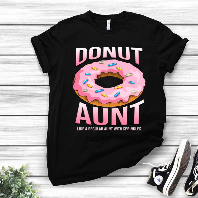 Donut Aunt for Auntie Sprinkles Food Lover Gifts Shirt