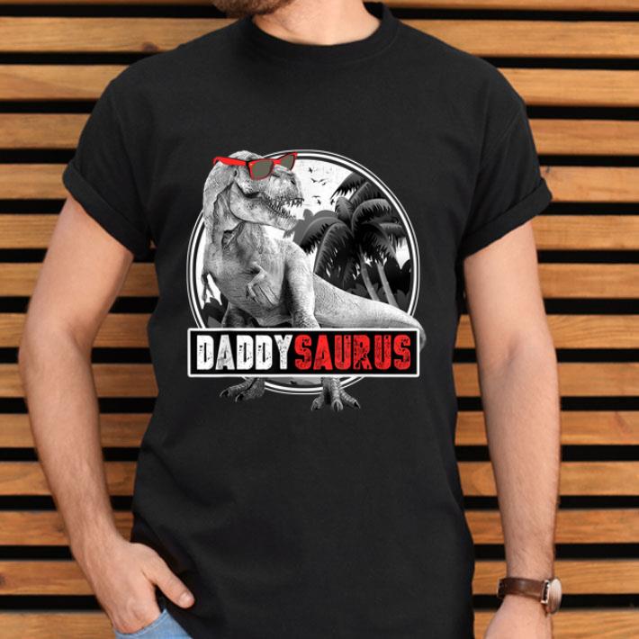 Daddysaurus T-Rex Dad Dinosaur Father's Day Shirt