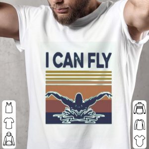 Vintage I Can Fly Swimming Shirt