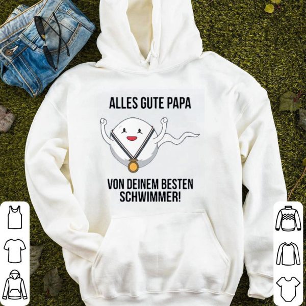 Alles Gute Papa Von Deinem Besten Schwimmer Shirt