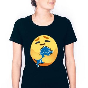 Love The Detroit Lions Love Hug Care Emoji NFL Shirt