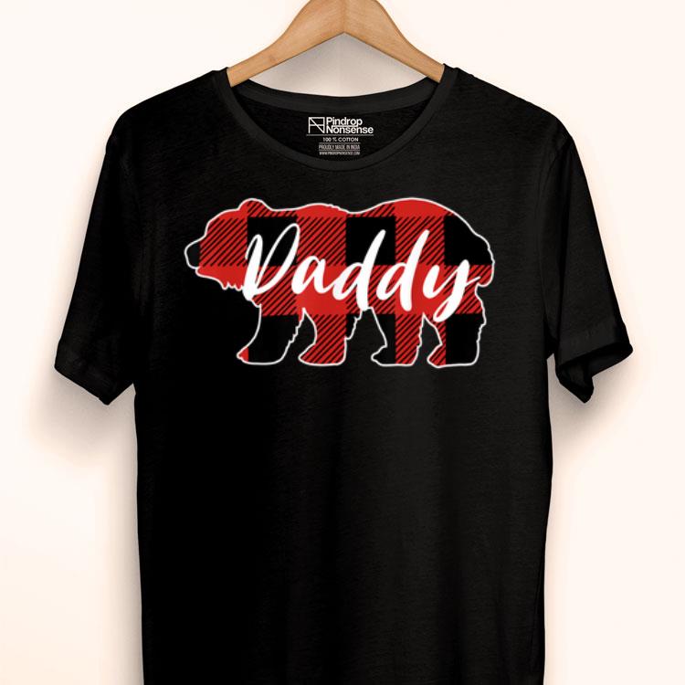 Buffalo Plaid Daddy Bear Fathers Day Gifts Shirt