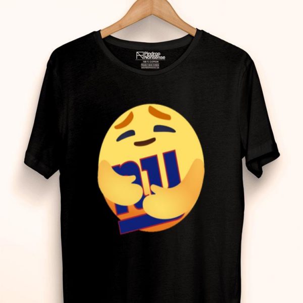Love The New York Giants Love Hug Care Emoji NFL Shirt
