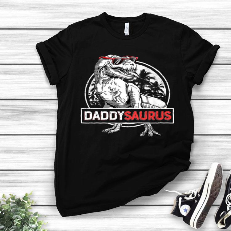 Daddysaurus T Fathers Day Gifts T rex Daddy Saurus Shirt