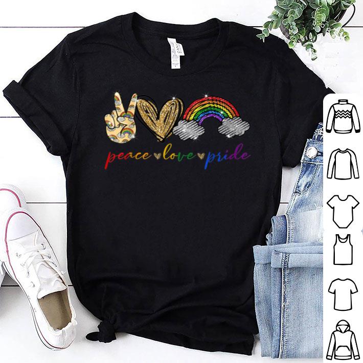 Peace Love LGBT Shirt