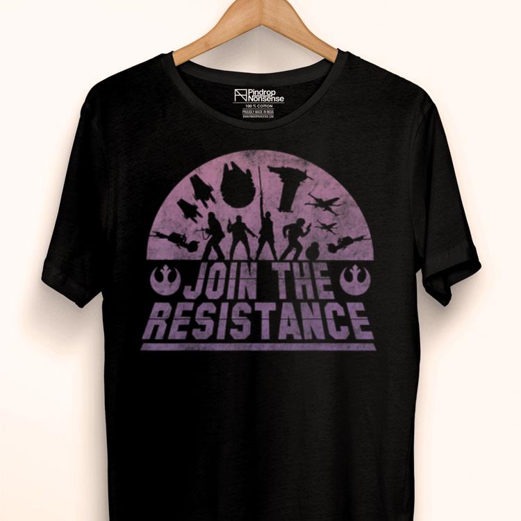 Star Wars Last Jedi Silhouette Join The Resistance Shirt