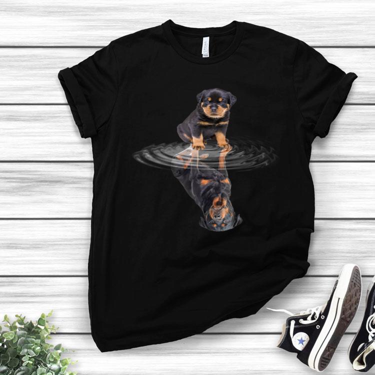 Rottweiler Reflection Funny Father's Day Dog Gifts Shirt