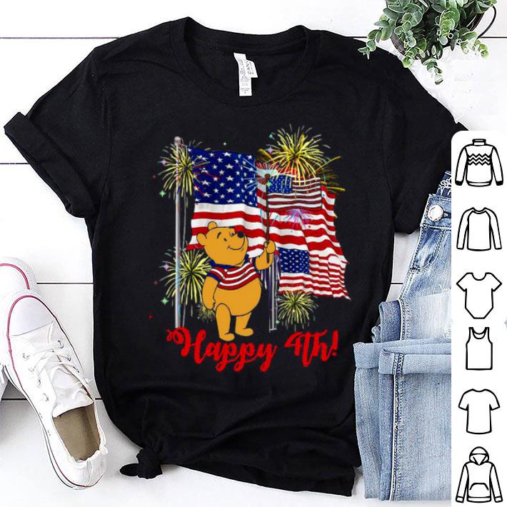 The 4th Of July Teddy So Happy America Flag Shirt