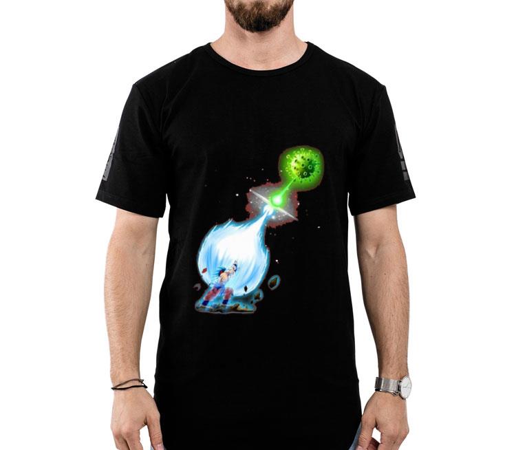 Super Saiyan Blue Goku Kamehameha Vs Coronavirus Shirt