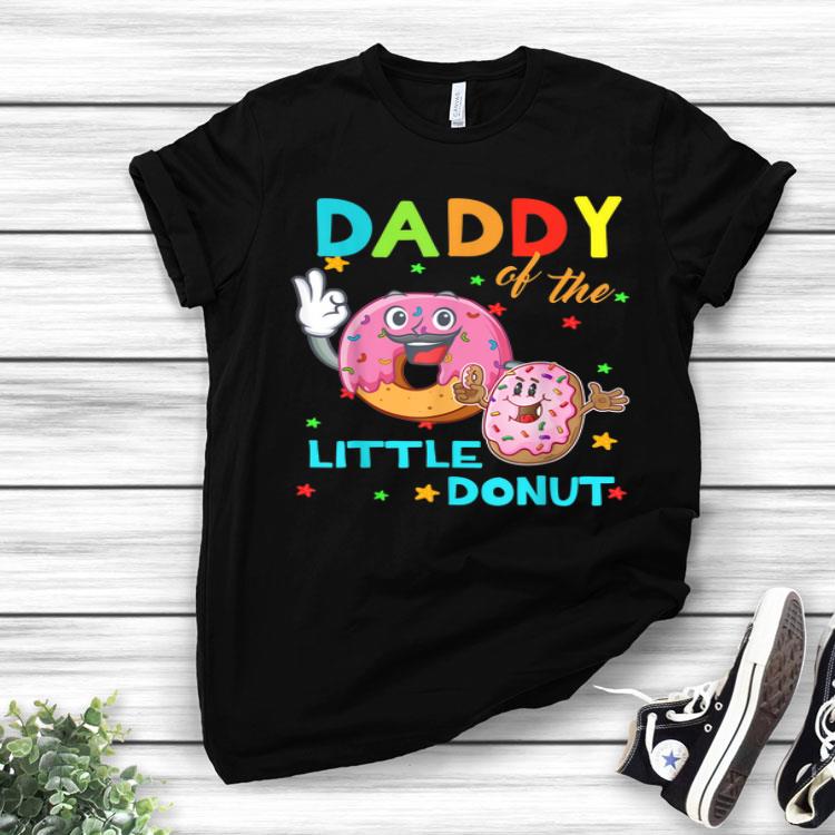 Daddy Of The Little Donut Birthday Daddy Donut Shirt