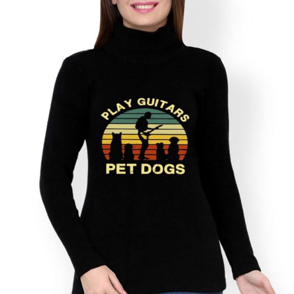 Play Guitars With Pet Dogs Shirt