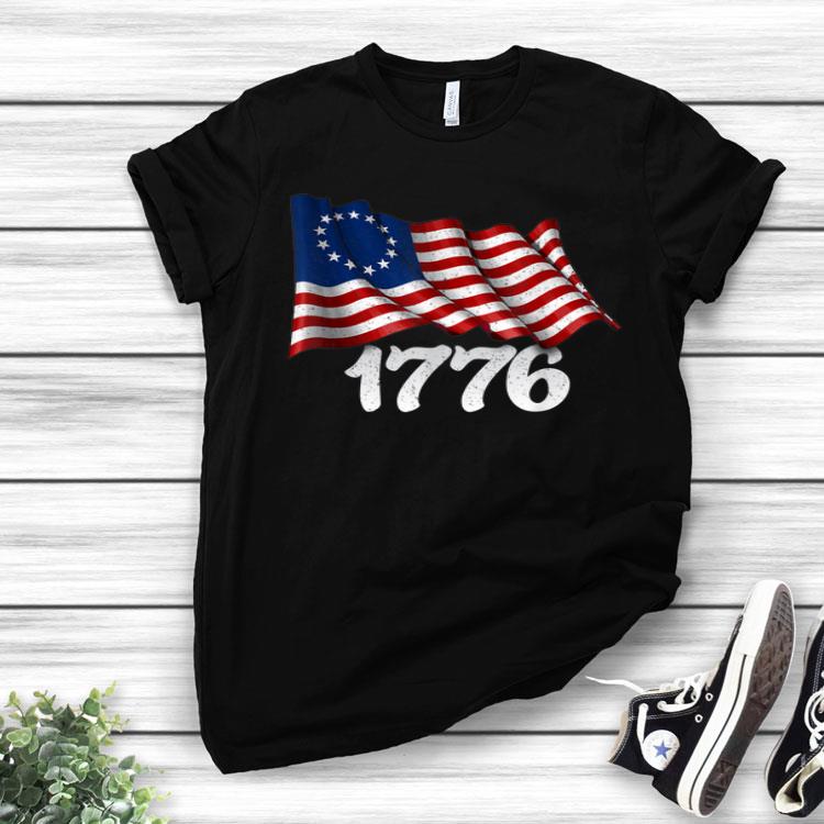 America Betsy Ross Flag 1776 Vintage Shirt