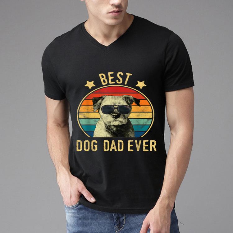Best Dog Dad Ever Border Terrier Father's Day Gift Shirt