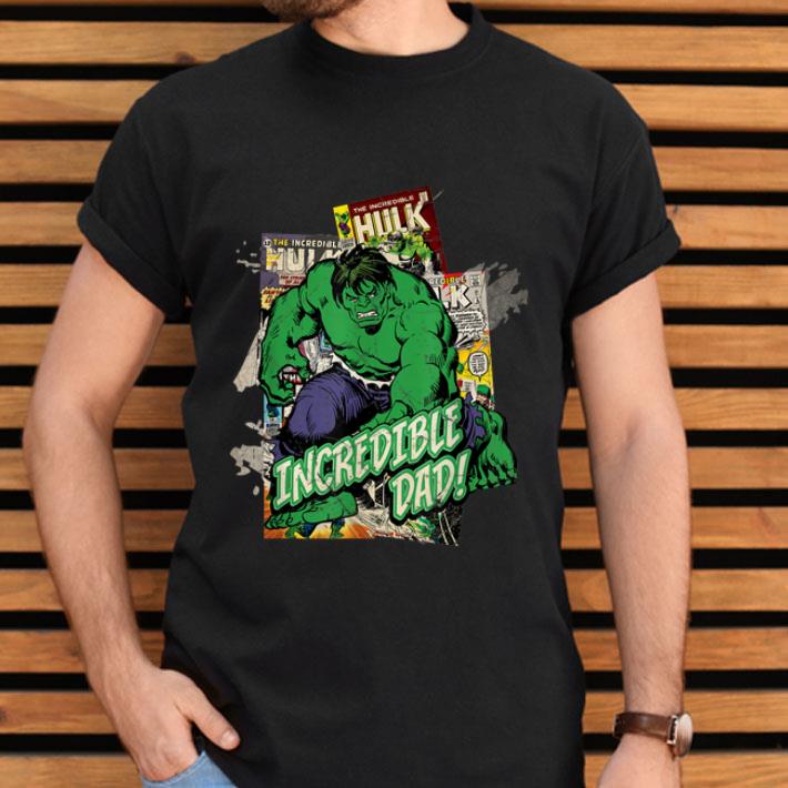 Marvel Hulk Incredible Dad Father's Day Shirt