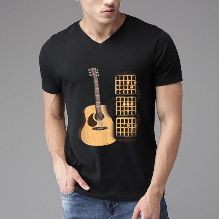 Guitar Dad Chord Acoustic Guitarist Fathers Day Shirt