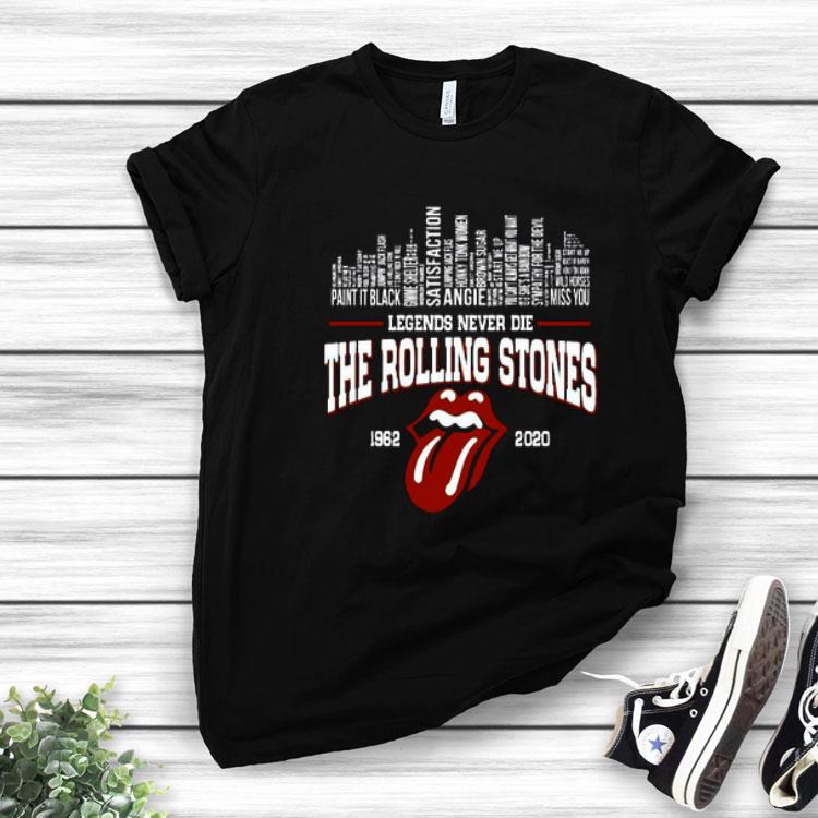 Legends Never Die The Rolling Stones 1962 2020.png Shirt