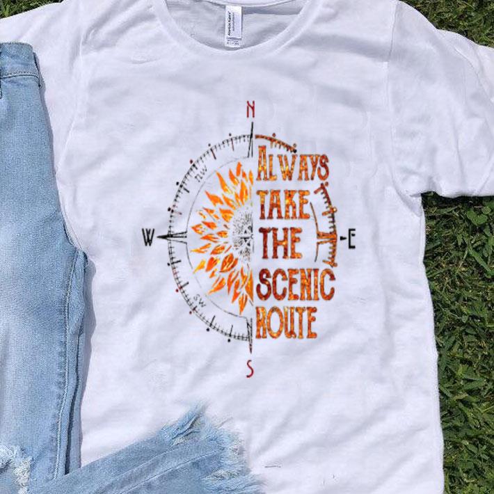 Sunflowers Always Take The Scenic Route.png Shirt