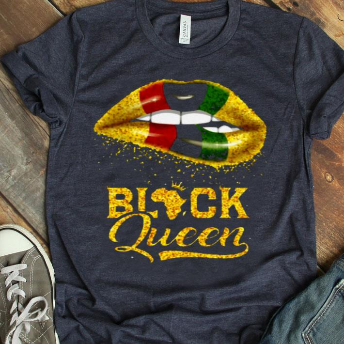 African Lip Black Queen Shirt