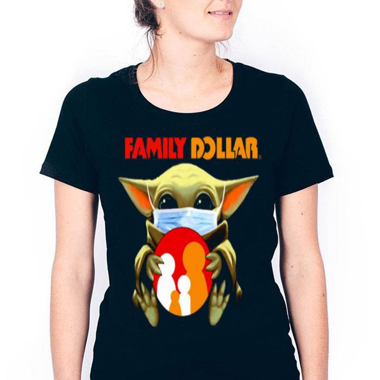 Baby Yoda Face Mask Hug Family Dollar Shirt Baby Yoda Face Mask Hug Family Dollar Shirt