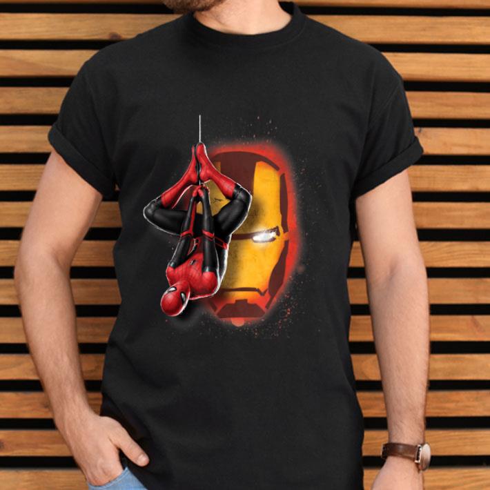 Marvel SpiderMan Far From Home And Iron Man Graffiti Shirt