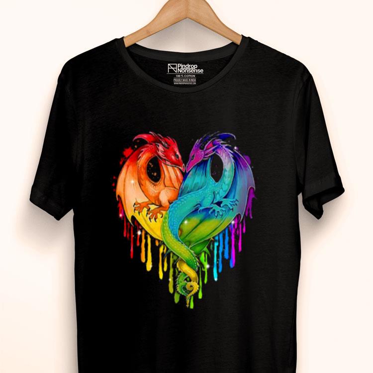LGBT Dragons Heart So Sweet Shirt