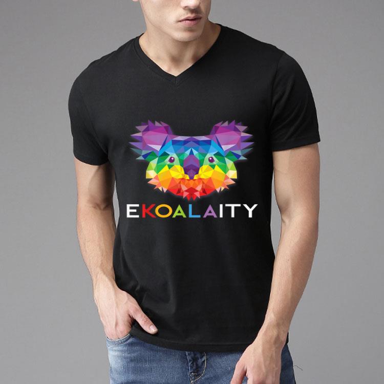 Cute Koala Rainbow Flag Gay Pride Shirt