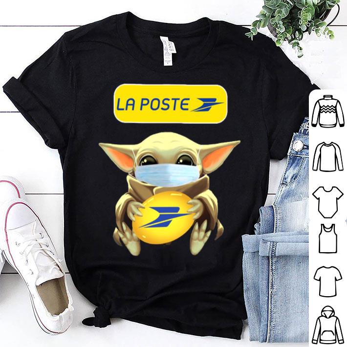 Baby Yoda Face Mask Hug La Poste Shirt