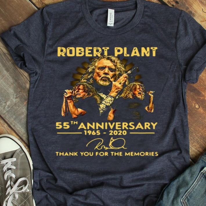 Robert Plant 55th Anniversary 1965 2020 Thank You For The Memories Signature Shirt