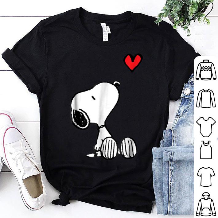 Peanuts Heart Sitting Snoopy Shirt