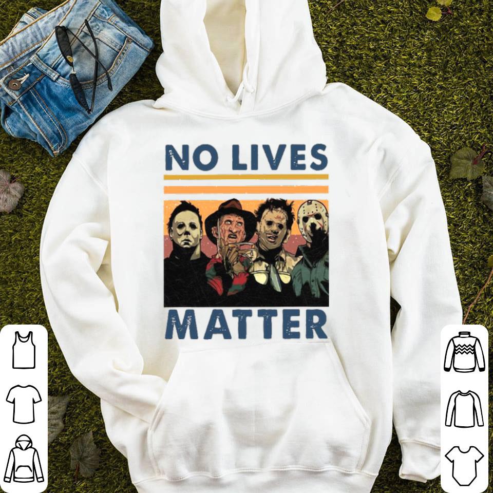 Horror Characters No Lives Matter Vintage Shirt